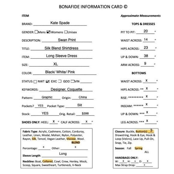 Kate Spade Womens Swan Print Silk Blend Shirtdress Dress Size XL Black SP EXC - Picture 12 of 12